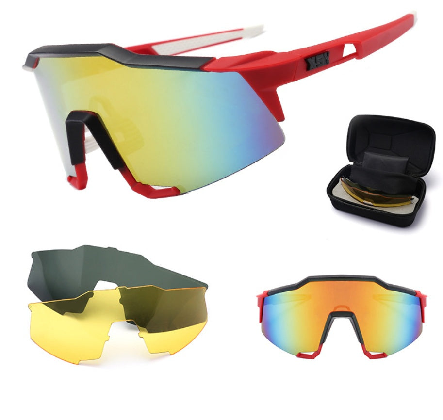 Men’s Polarized Riding Sunglasses – UV400 Sports Glasses for Outdoor Adventures