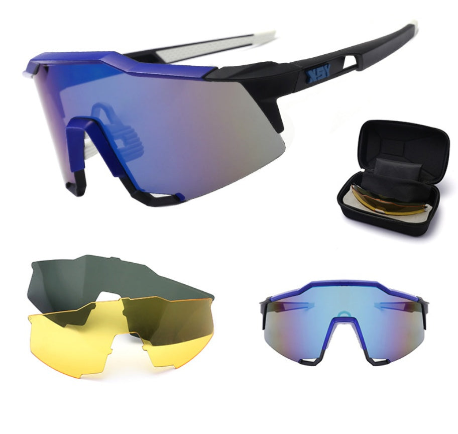 Men’s Polarized Riding Sunglasses – UV400 Sports Glasses for Outdoor Adventures