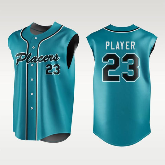 Placers Button- Up Jerseys Teal