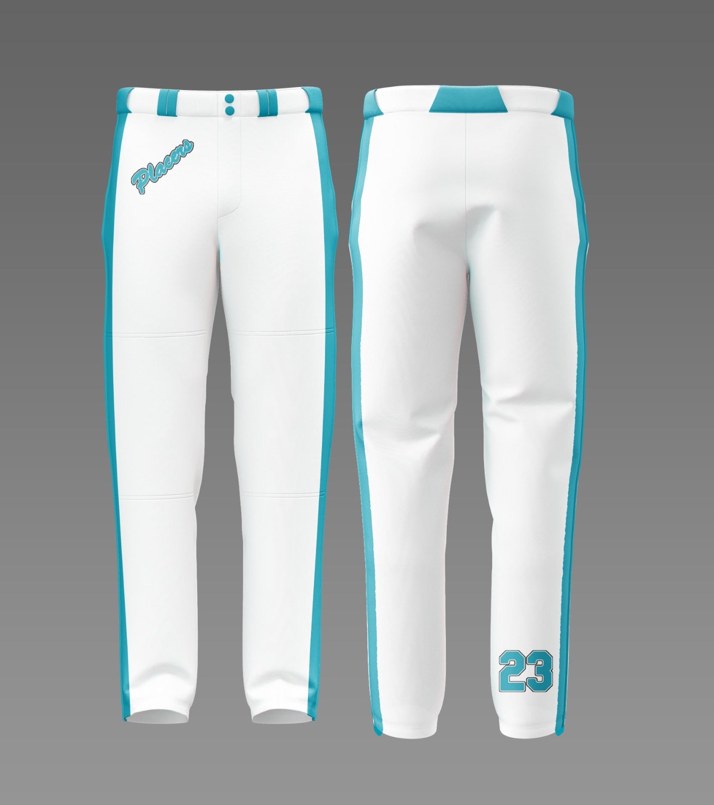 Placers Ball Pants Stripe White