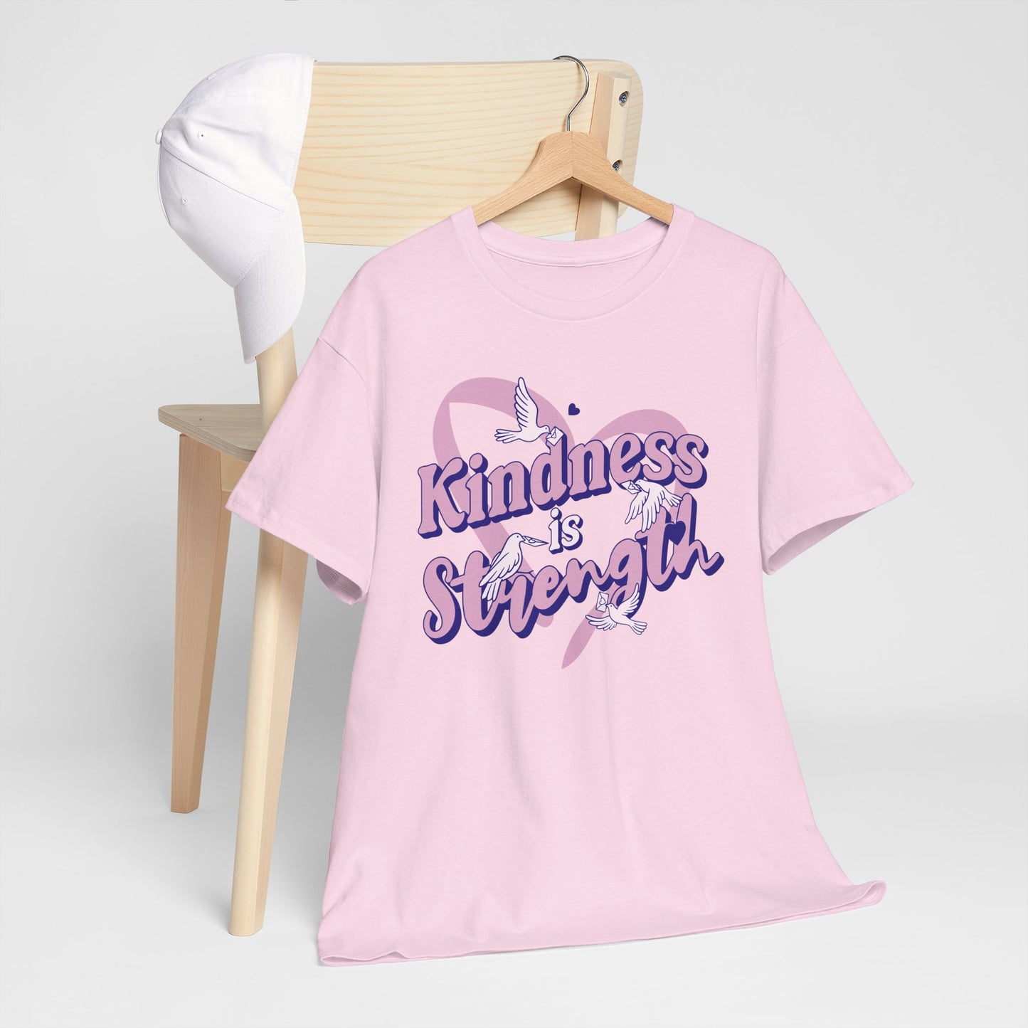 Kindness is Strength Pink Awareness Tee