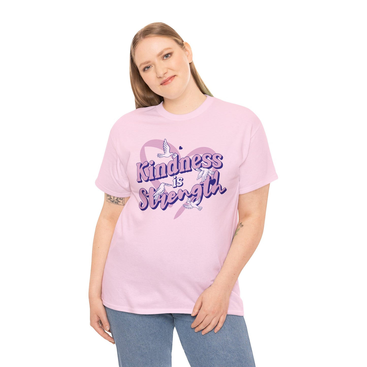 Kindness is Strength Pink Awareness Tee