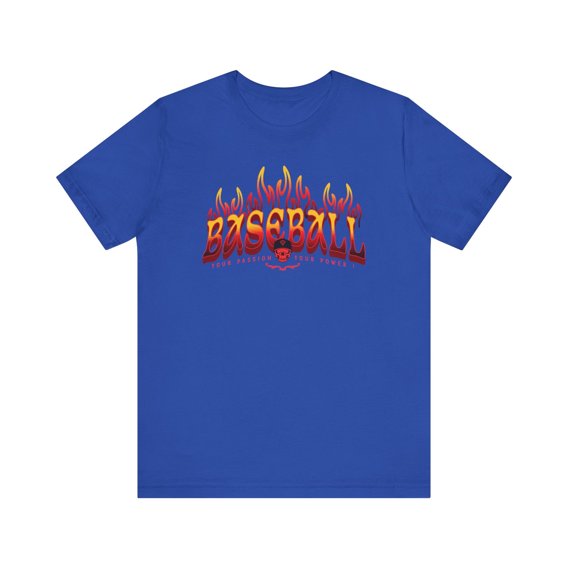 Flaming Baseball T-Shirt