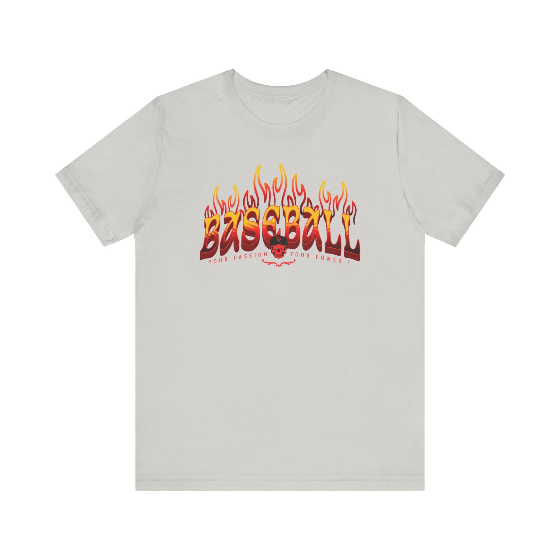 Flaming Baseball T-Shirt