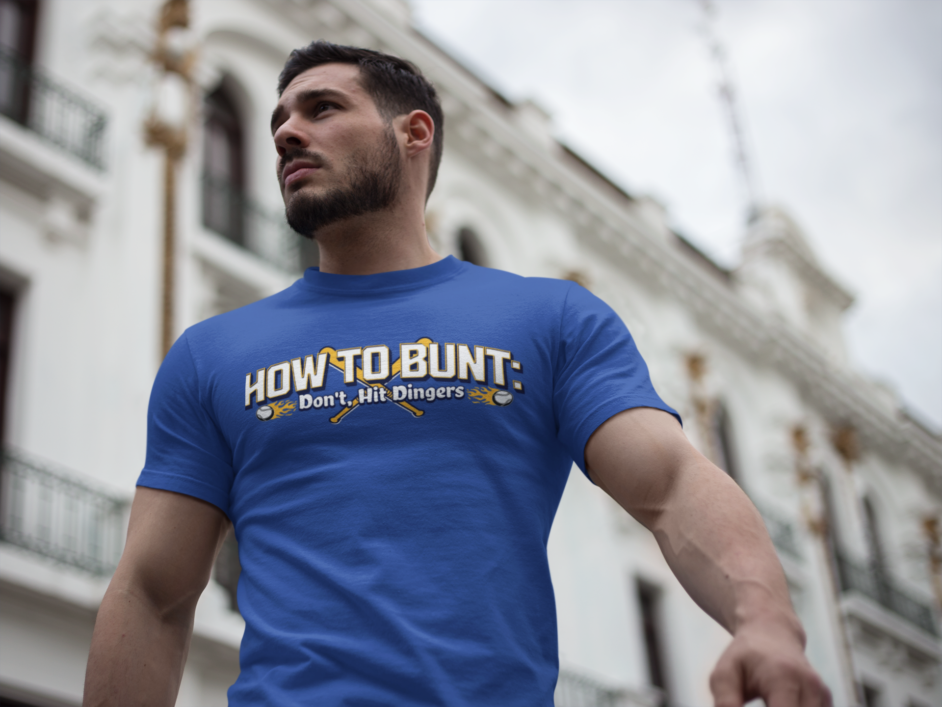 Baseball Tee - 'How to Bunt: Don't, Hit Dingers'