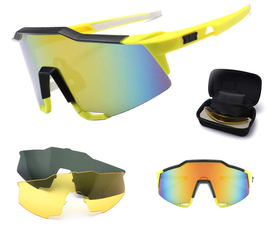 Men’s Polarized Riding Sunglasses – UV400 Sports Glasses for Outdoor Adventures