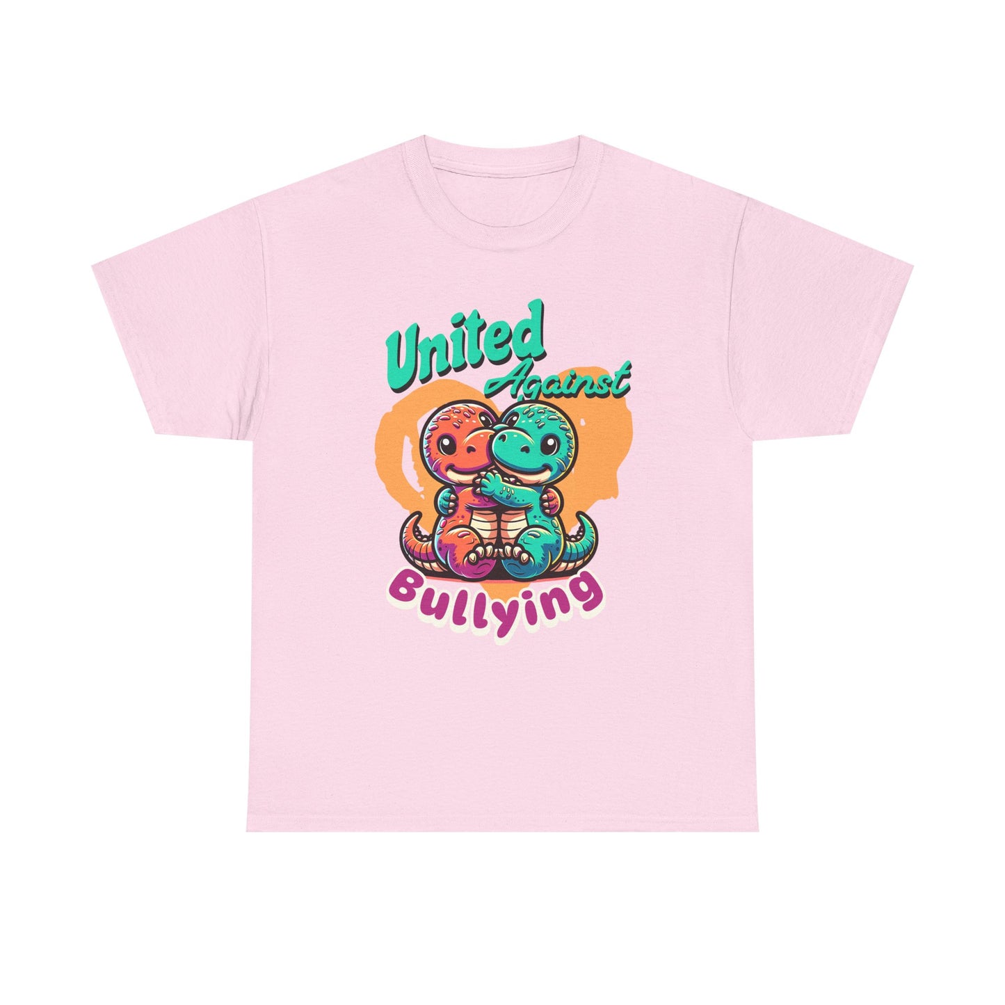 Anti-Bullying Tee — "United Against Bullying" Cute Dino Friends Kids Shirt