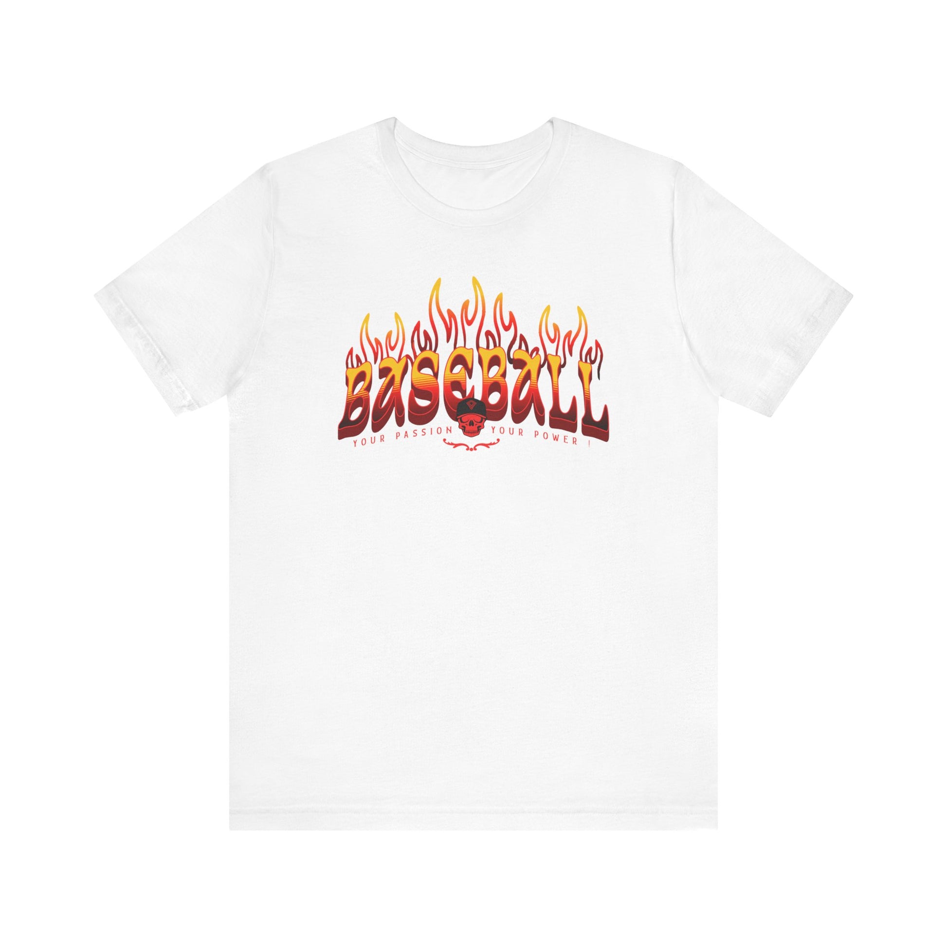 Flaming Baseball T-Shirt