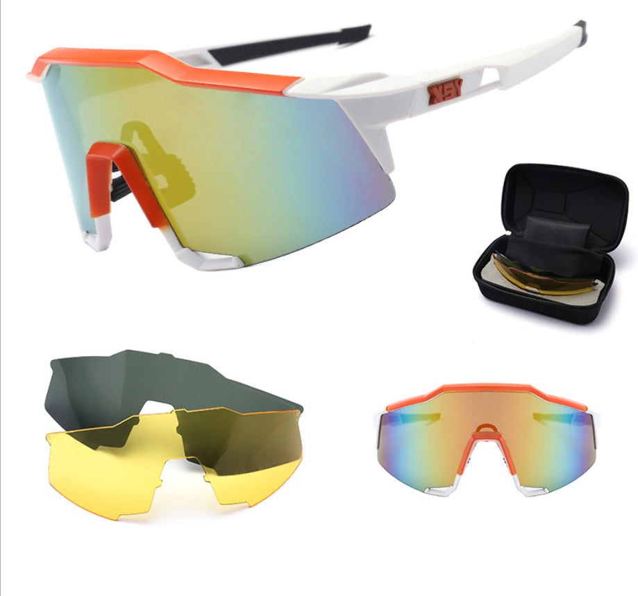 Men’s Polarized Riding Sunglasses – UV400 Sports Glasses for Outdoor Adventures
