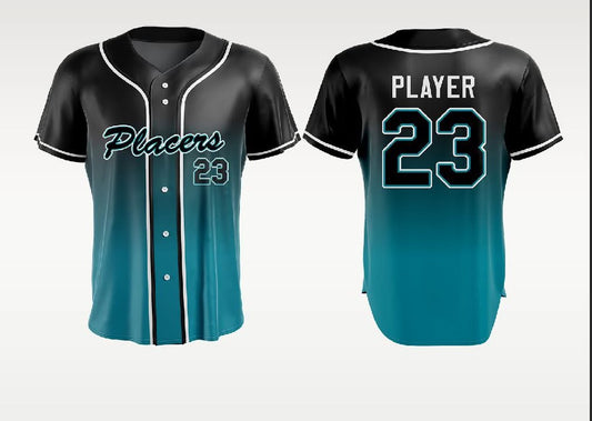 Placers Button- Up Jerseys Gradient