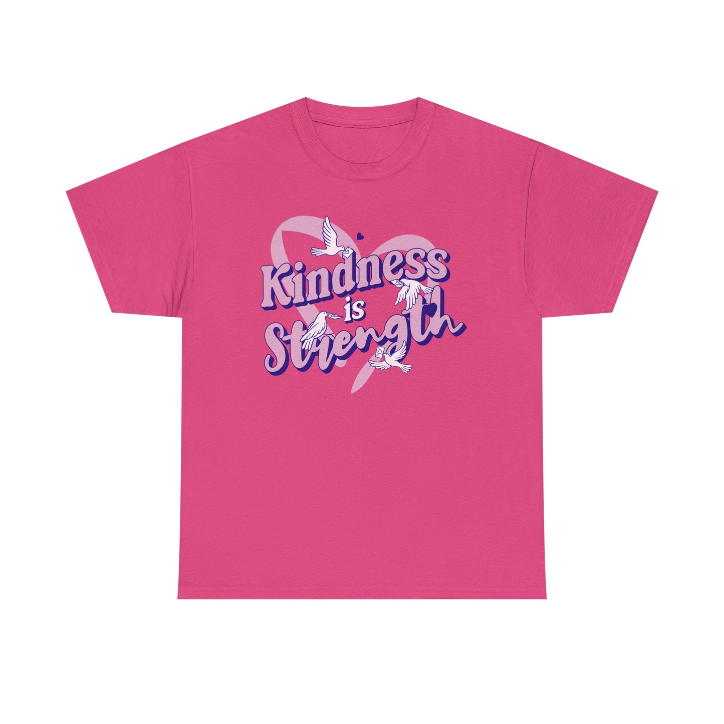 Kindness is Strength Pink Awareness Tee