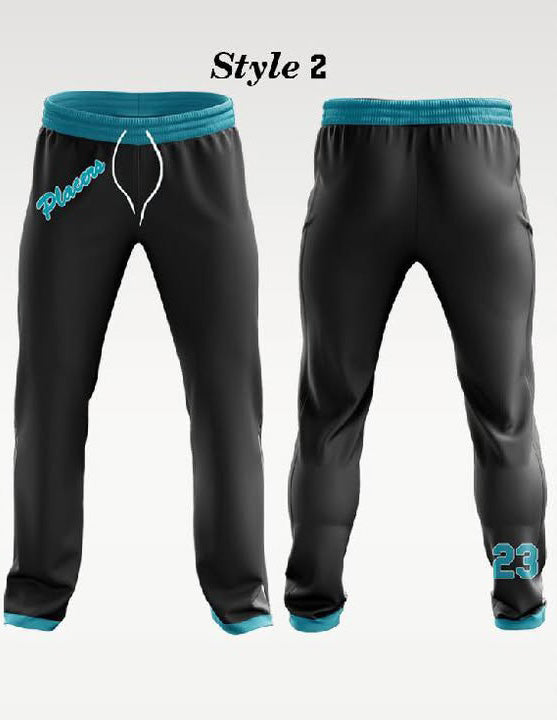 Placers Sweat Pants Teal On Bottom