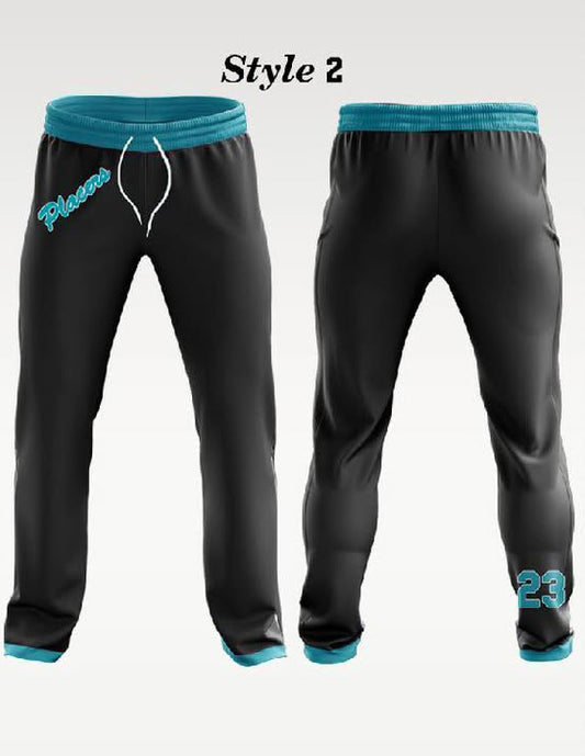 Placers Sweat Pants Teal On Bottom
